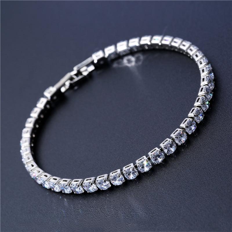 Pulseira Diamantada Mist Prata 925 Padova